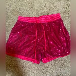 Sequin Pink Shorts